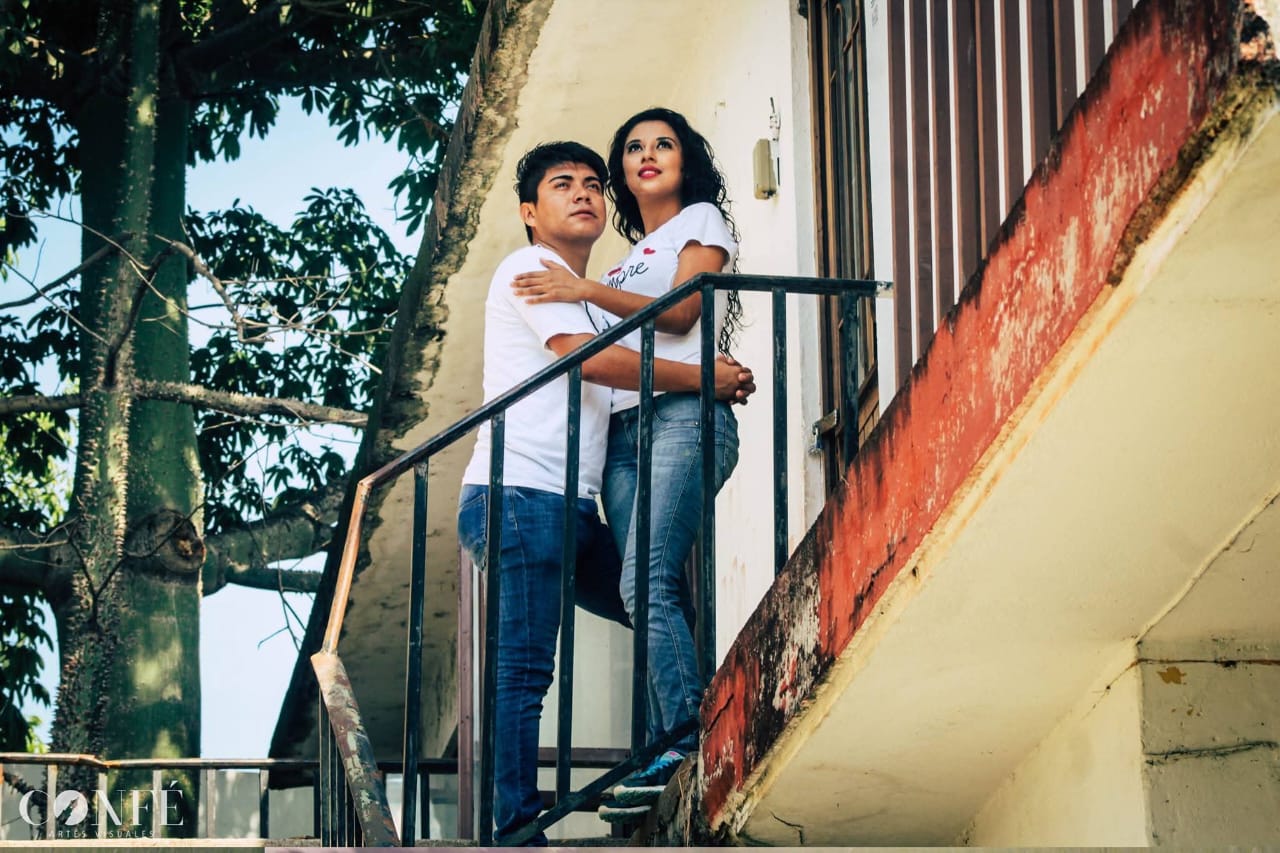 Foto de Karen y Luis